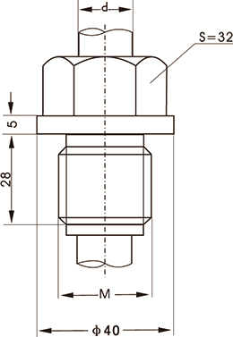 T10系列防爆型铂电阻温度传感器 固定螺母 上海维连
