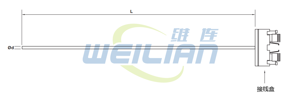 温度传感器定制 插入式温度传感器 维连电子