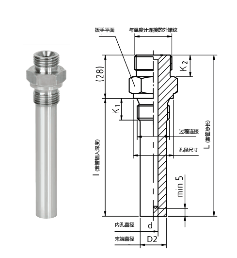 温度传感器套管 维连温度传感器