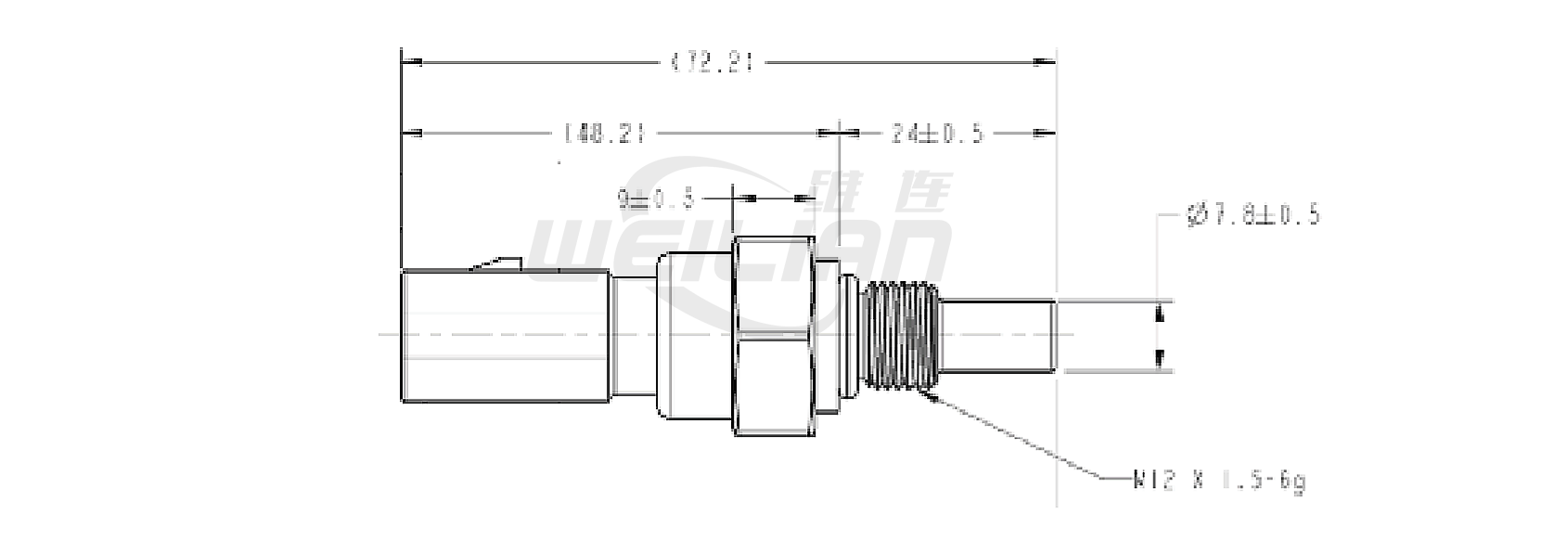 汽车发动机燃油温度pt100传感器 维连温度传感器